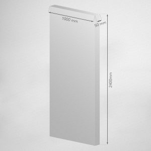 Polyester Insulated Panels, 50mm thickness, 2400mm Length, 1000mm Width