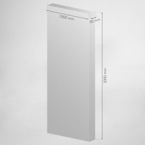 Polyester Insulated Panels, 80mm thickness, 3000mm Length, 1000mm Width
