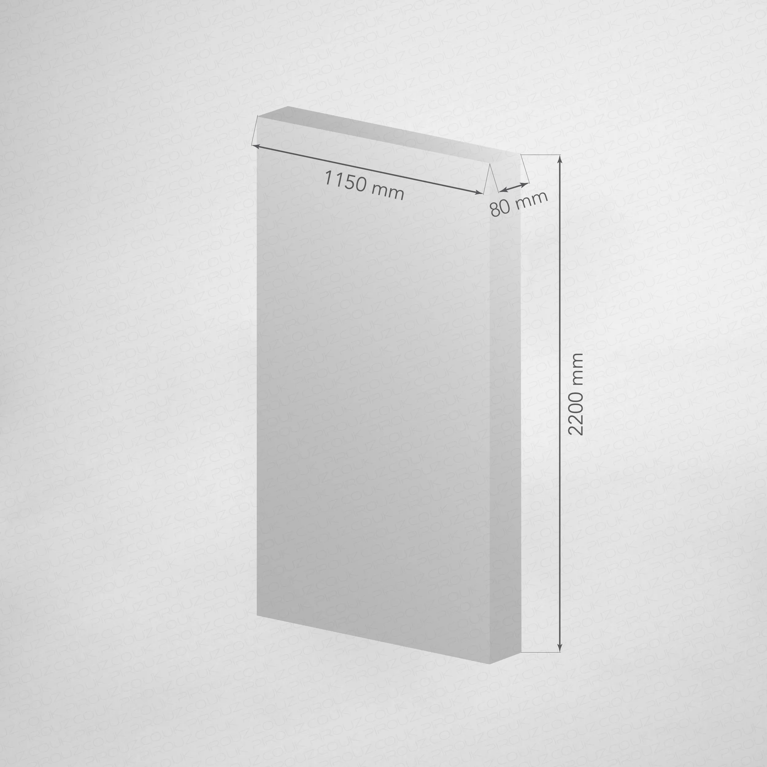 pvc insulated panels 80mm thickness 2200mm height 1150mm width
