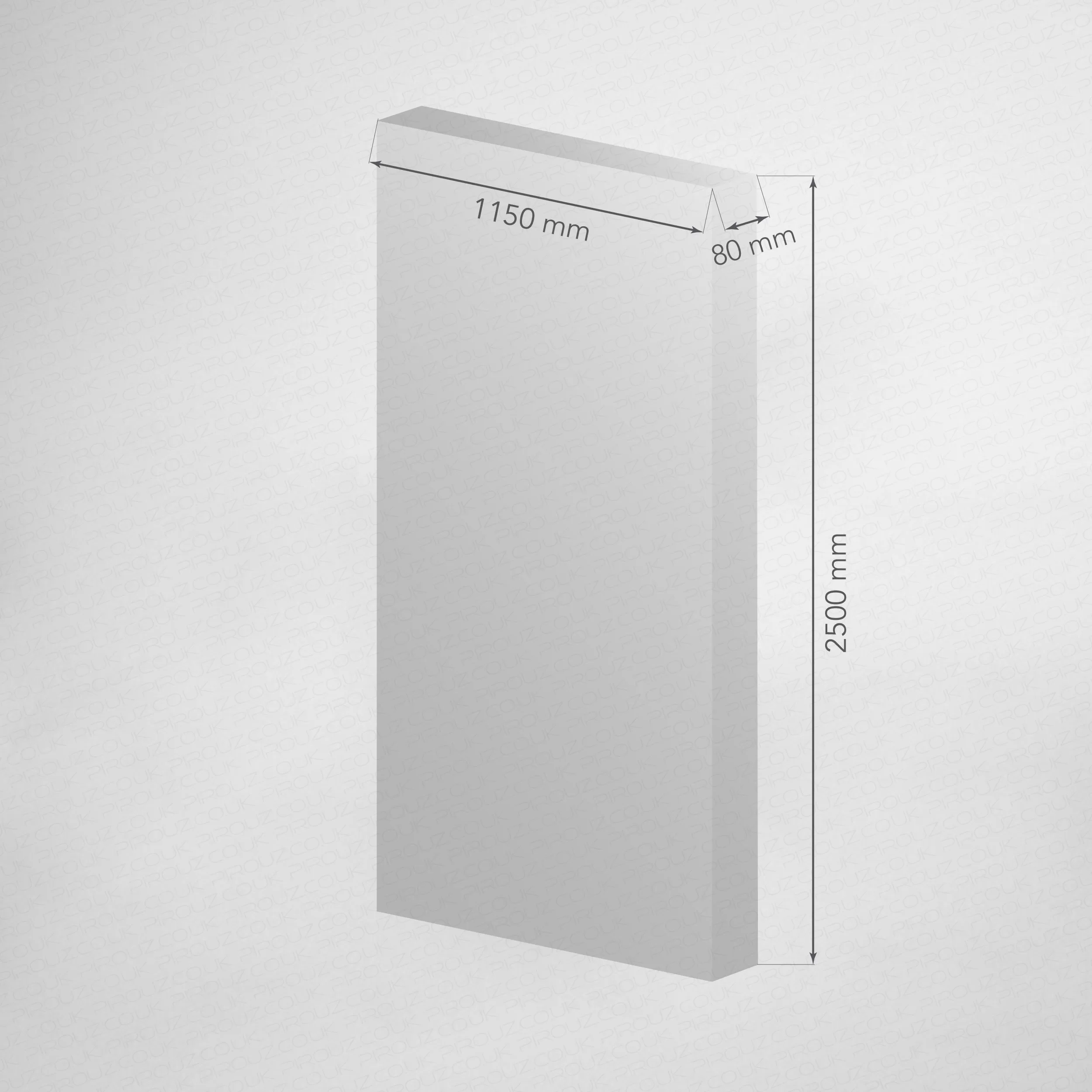 pvc insulated panels 80mm thickness 2500mm height 1150mm width