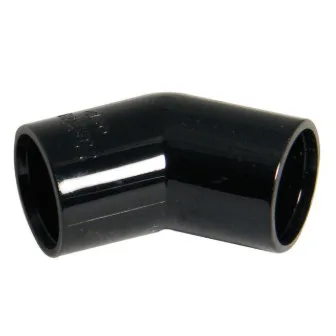 21.5mm 45deg ABS ELBOW BLACK