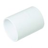 21.5mm ABS Straight Connector White
