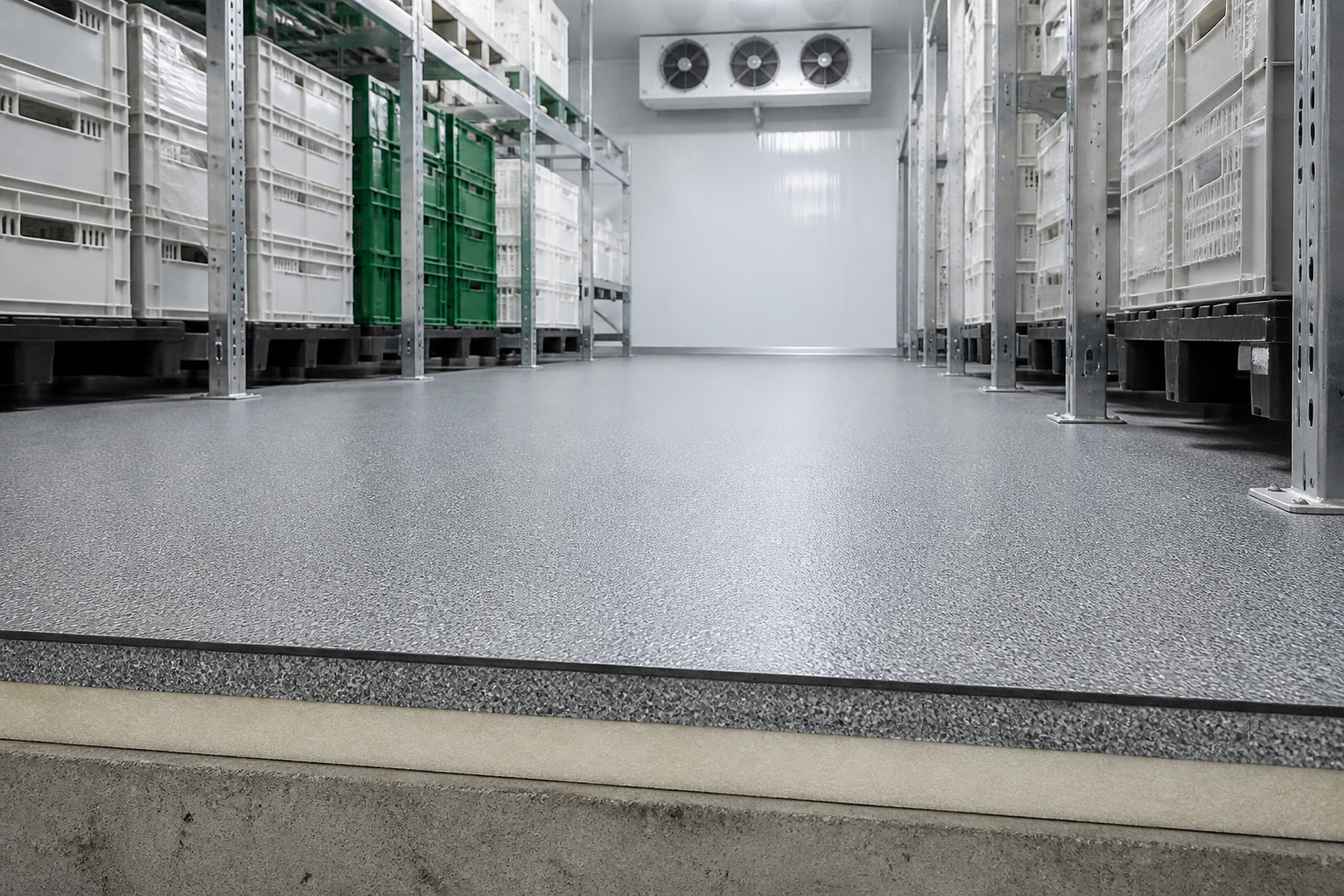 freezer room insulated flooring | Pirouz Ltd