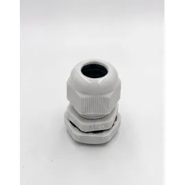 Nylon Gland w locknut x10 7-10.5mm White